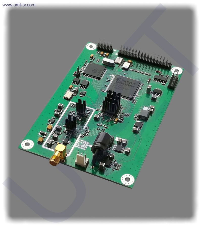 L-band DVB-S-S2-T modulator board