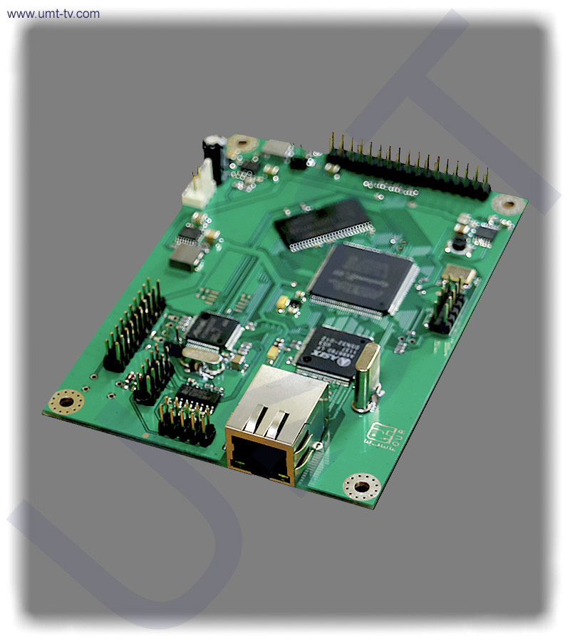 DVB IP input/output board